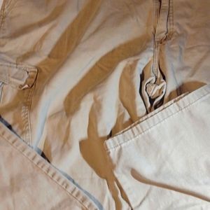 Wrangler men's vintage cargo jeans tan, 46x30